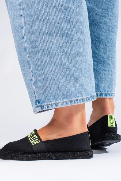 melnas krāsas espadrilas  BIG STAR...
