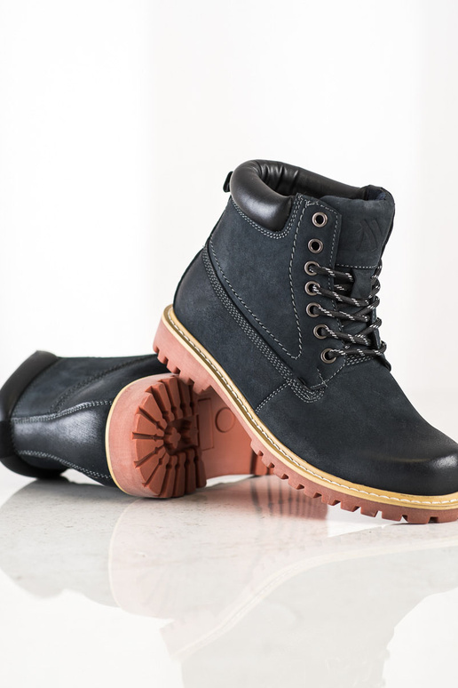 Ikdienišķi Sieviešu zābaki Zilas krāsas