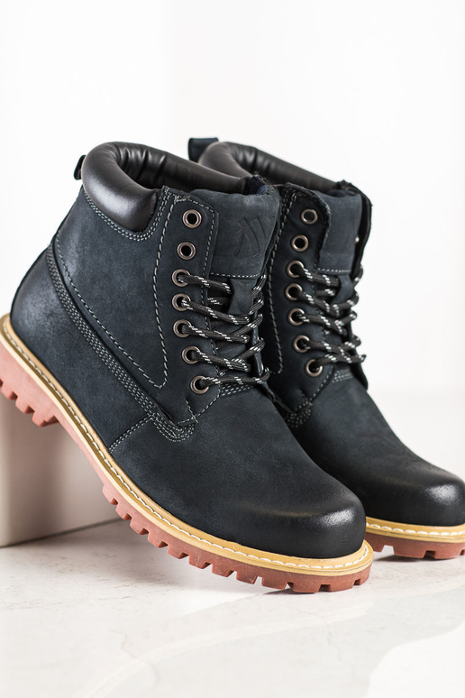 Ikdienišķi Sieviešu zābaki Zilas krāsas