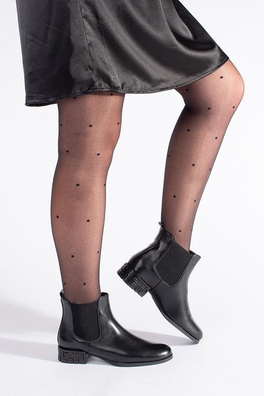 melnas krāsas Chelsea zābaki ar...