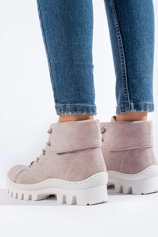 Gaiši violets Sieviešu zābaki...