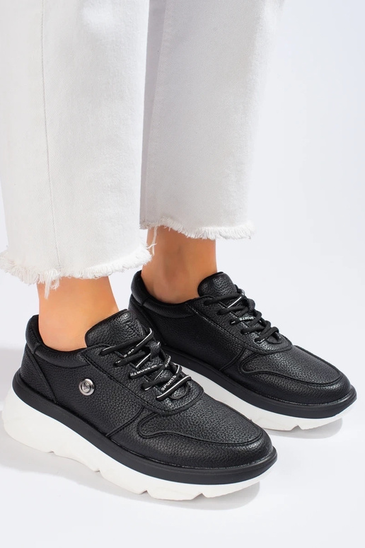 melnas krāsas  sieviešu apavi  Vinceza