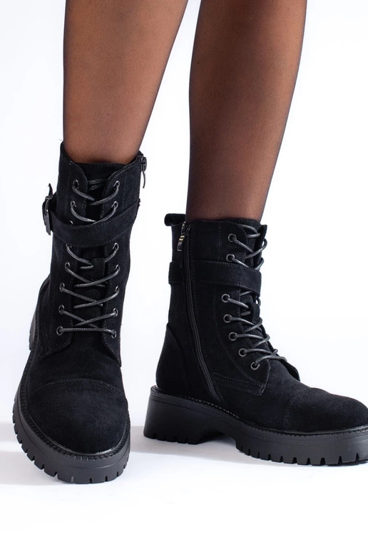 Zamšādas sieviešu augstpapēžu kurpes...