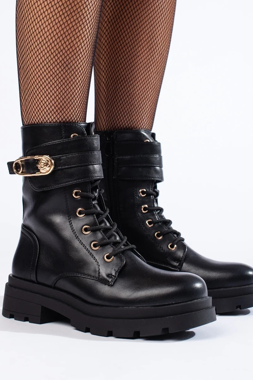 Sieviešu augstie zābaki no eko ādas...