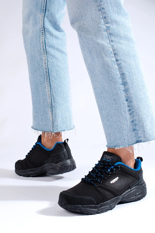 Trekinga apavi DK melns un zils Trekinga apavi DK melns un zils