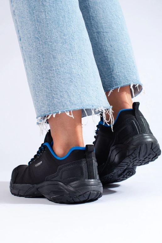 Trekinga apavi DK melns un zils Trekinga apavi DK melns un zils