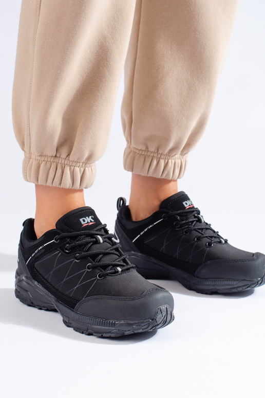 Melni ūdensnecaurlaidīgi trekking zābaki Melni ūdensnecaurlaidīgi trekking zābaki