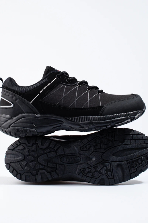 melnas krāsas Vīriešu trekinga apavi...