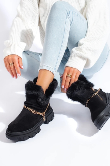 zamšādas sieviešu zābaki ar... 2