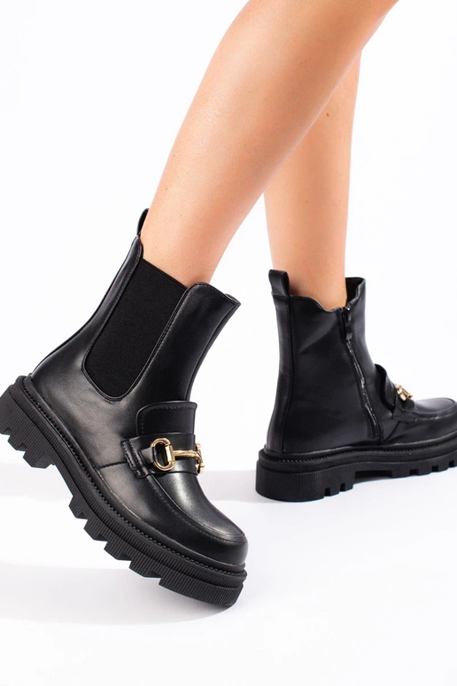 melnas krāsas zābaki Sieviešu zābaki... melnas krāsas zābaki Sieviešu zābaki...