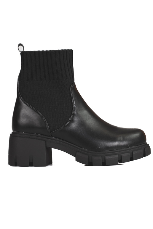 melnas krāsas sieviešu zābaki ar...