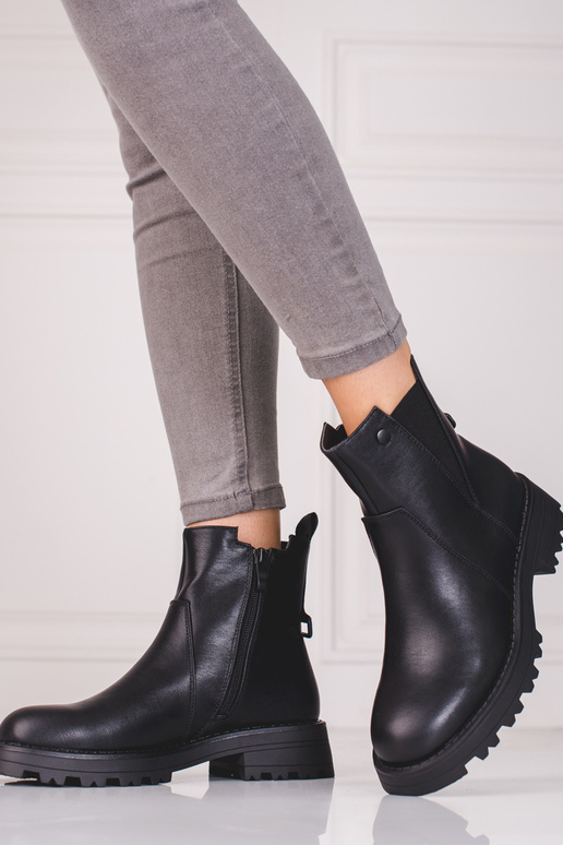 melnas krāsas Sieviešu zābaki no eko... melnas krāsas Sieviešu zābaki no eko...