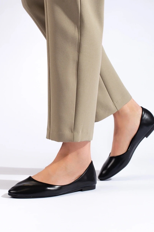 Klasiska modeļa Melnas krāsas balerīnas Klasiska modeļa Melnas krāsas balerīnas