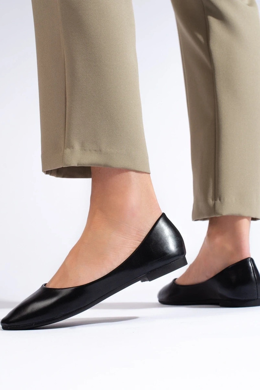 Klasiska modeļa Melnas krāsas balerīnas Klasiska modeļa Melnas krāsas balerīnas