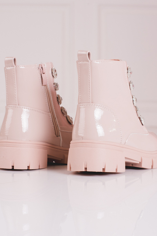 šņorējami zābaki meitenīga ar...