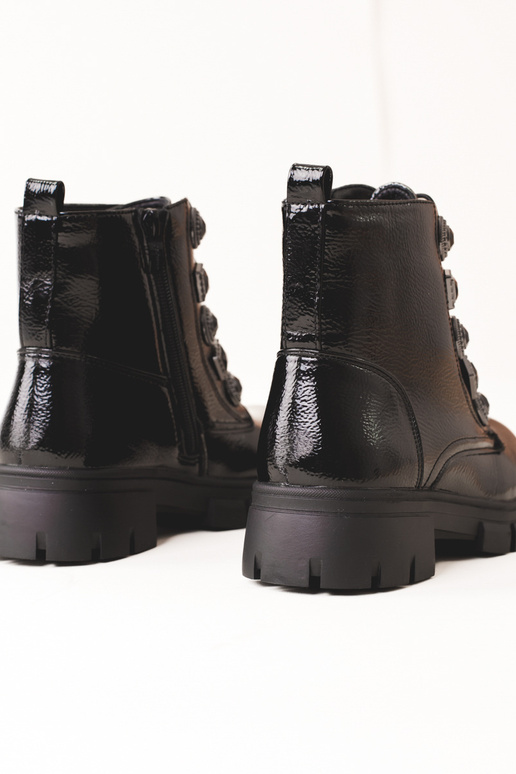 šņorējami zābaki meitenīga ar...