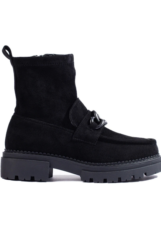 melnas krāsas sieviešu zābaki ar...