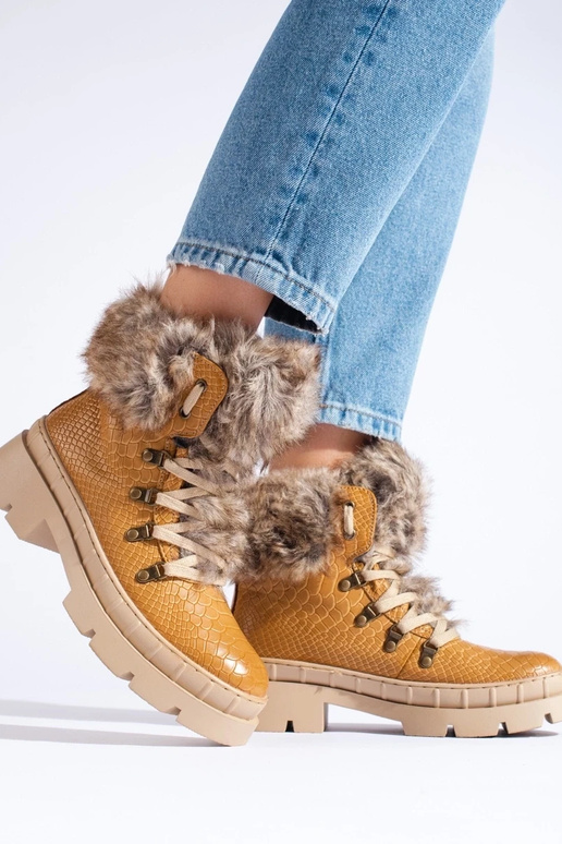 apavi sieviešu ar kažokādu