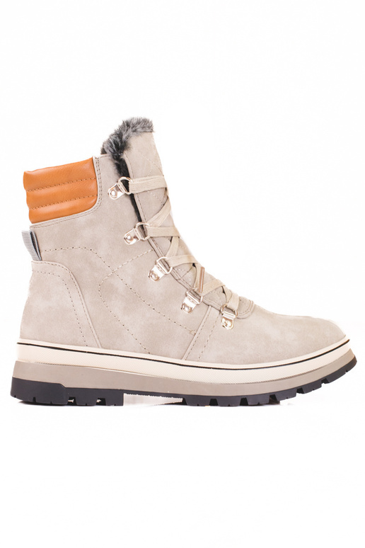 Pelēkas krāsas Sieviešu zābaki ar...