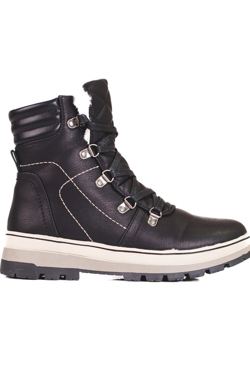 melnas krāsas Sieviešu zābaki ar...