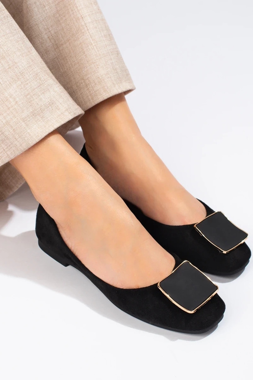 melnas krāsas  balerīnas Shelovet melnas krāsas  balerīnas Shelovet