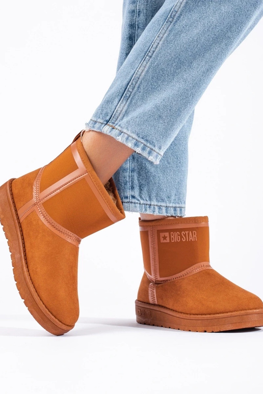 brūnas krāsas Sieviešu sniega zābaki...