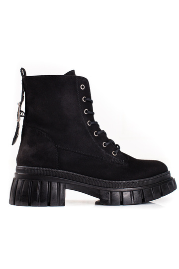 zamšādas sieviešu apavi ar...