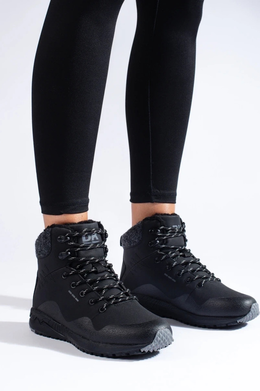 melnas krāsas augsts Trekinga apavi...