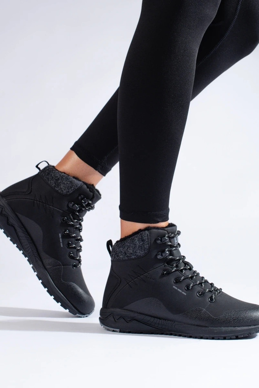 melnas krāsas augsts Trekinga apavi...