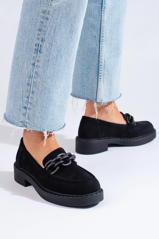 Sieviešu mokasīni Potocki  Melnas krāsas Sieviešu mokasīni Potocki  Melnas krāsas