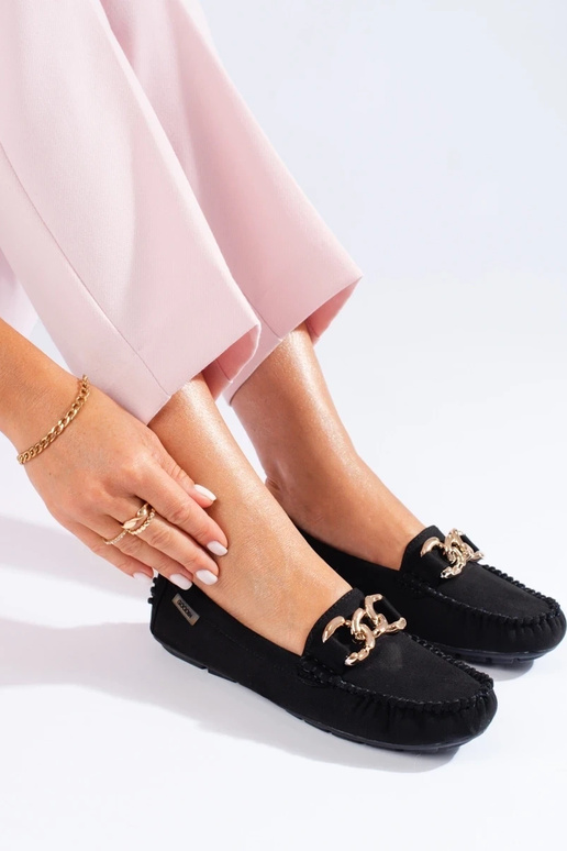 sieviešu mokasīni Shelovet Melnas krāsas