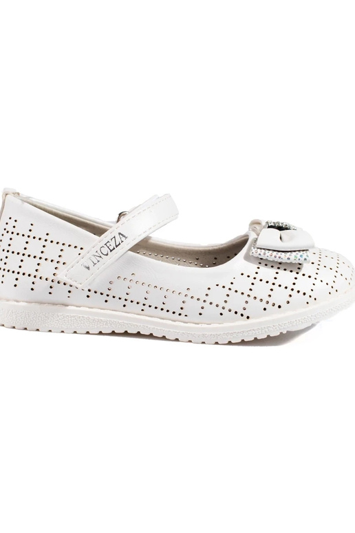 balerīnas  Vinceza balta krāsa balerīnas  Vinceza balta krāsa