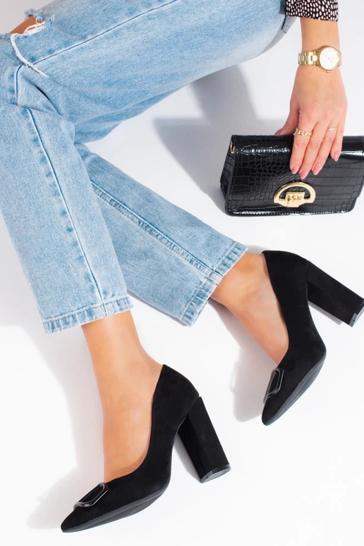 Augstpapēžu kurpes Vinceza  Melnas... Augstpapēžu kurpes Vinceza  Melnas...