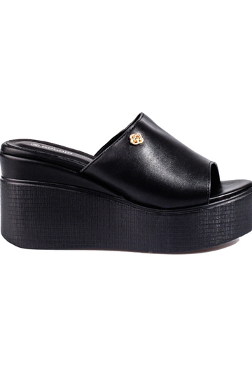 Moteriškas melnas čības