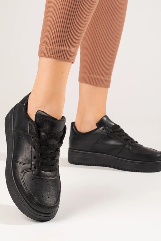 melnas krāsas sporta apavi Shelovet melnas krāsas sporta apavi Shelovet