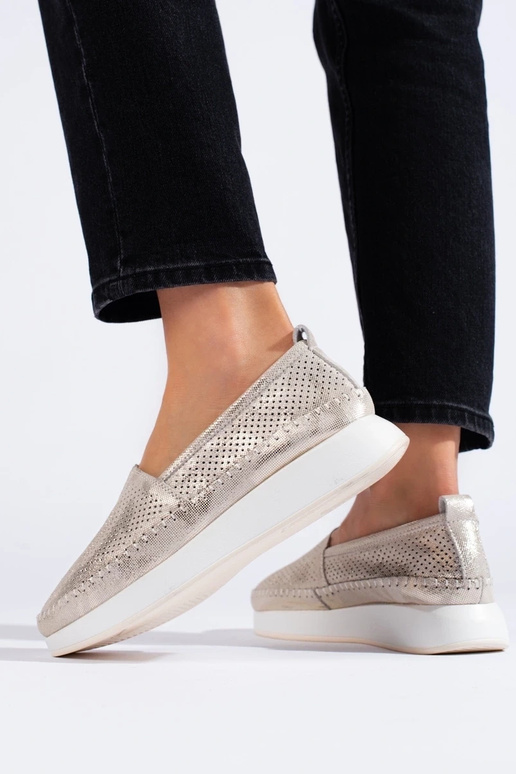 Ādas Ažūra Puszābaki Zelta Ādas Ažūra Puszābaki Zelta