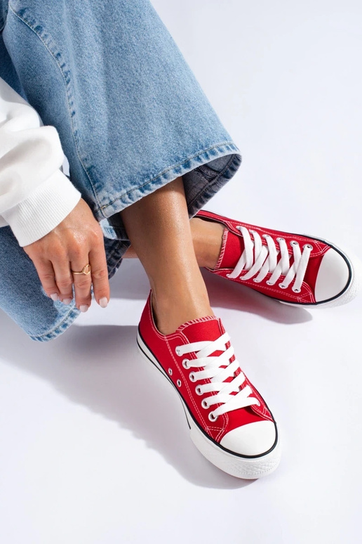 sarkanas krāsas  kurpes Shelovet