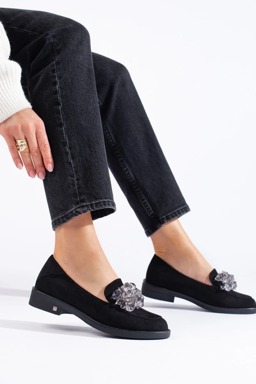 zamšādas Melnas krāsas Sieviešu... zamšādas Melnas krāsas Sieviešu...