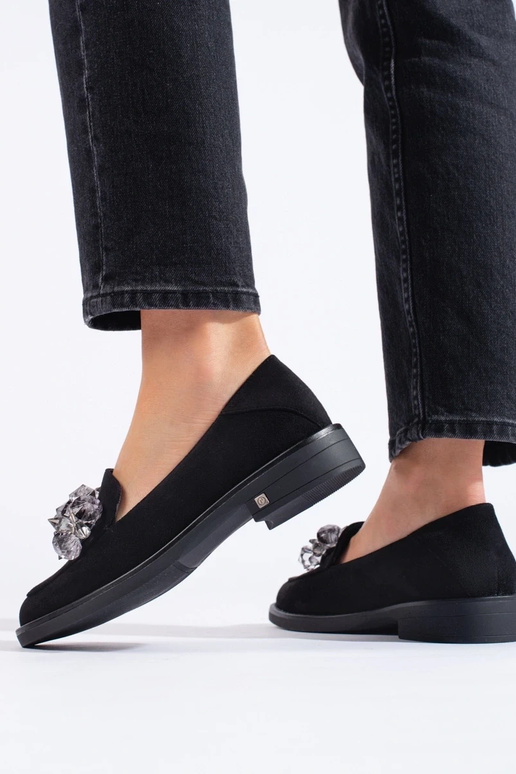 zamšādas Melnas krāsas Sieviešu... zamšādas Melnas krāsas Sieviešu...