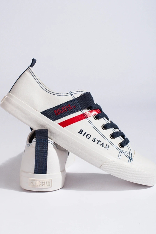 balta krāsa kurpes eko āda BIG STAR...