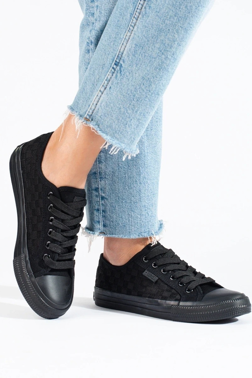 Melnas klasiska modeļa sieviešu kedas...