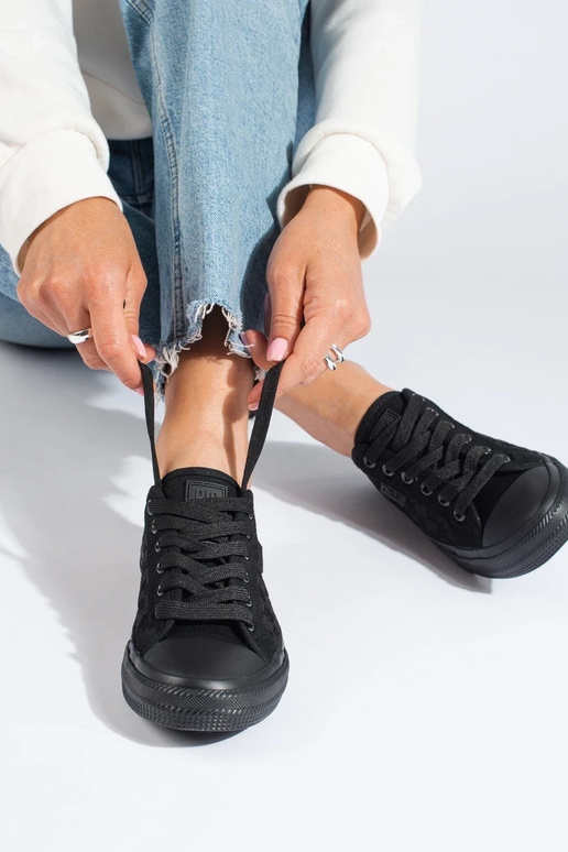 Melnas klasiska modeļa sieviešu kedas...