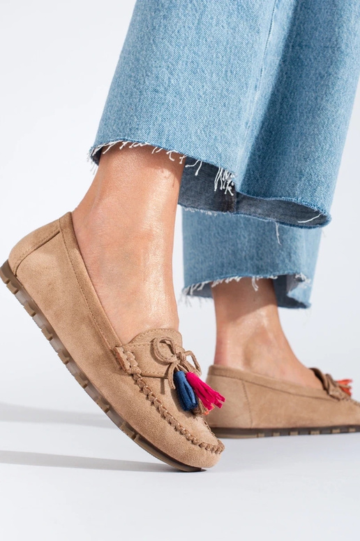 Ziloņkaula krāsas  mokasīni boho... Ziloņkaula krāsas  mokasīni boho...