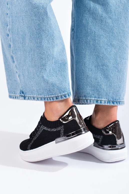 tekstila kurpes ar platformu Shelovet...