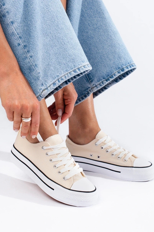 kurpes smilšu krāsas Shelovet