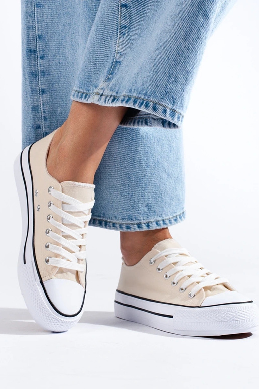 kurpes smilšu krāsas Shelovet