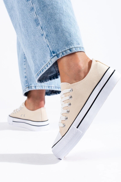 kurpes smilšu krāsas Shelovet