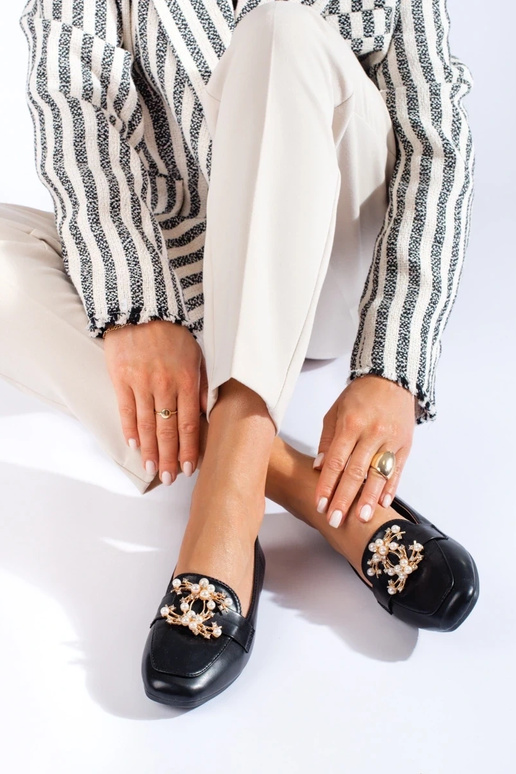 melnas krāsas  mokasīni  Shelovet melnas krāsas  mokasīni  Shelovet