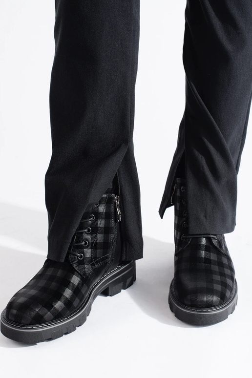 Sieviešu zābaki rūtains sieviešu Sieviešu zābaki rūtains sieviešu