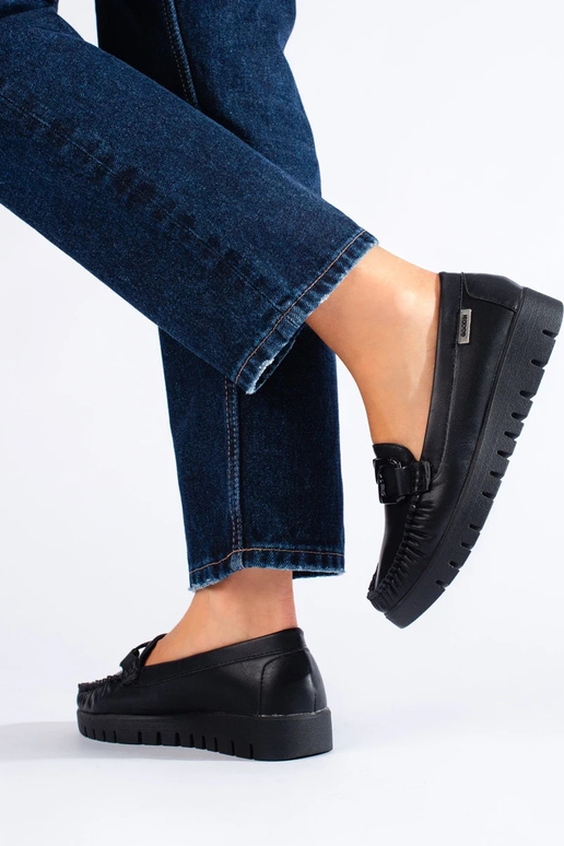 Mokasīni eko āda Melnas krāsas Shelovet Mokasīni eko āda Melnas krāsas Shelovet